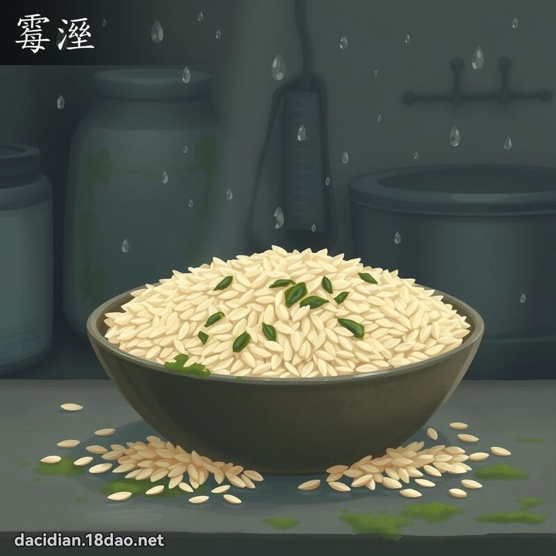 霉溼 - 国语大辞典配图