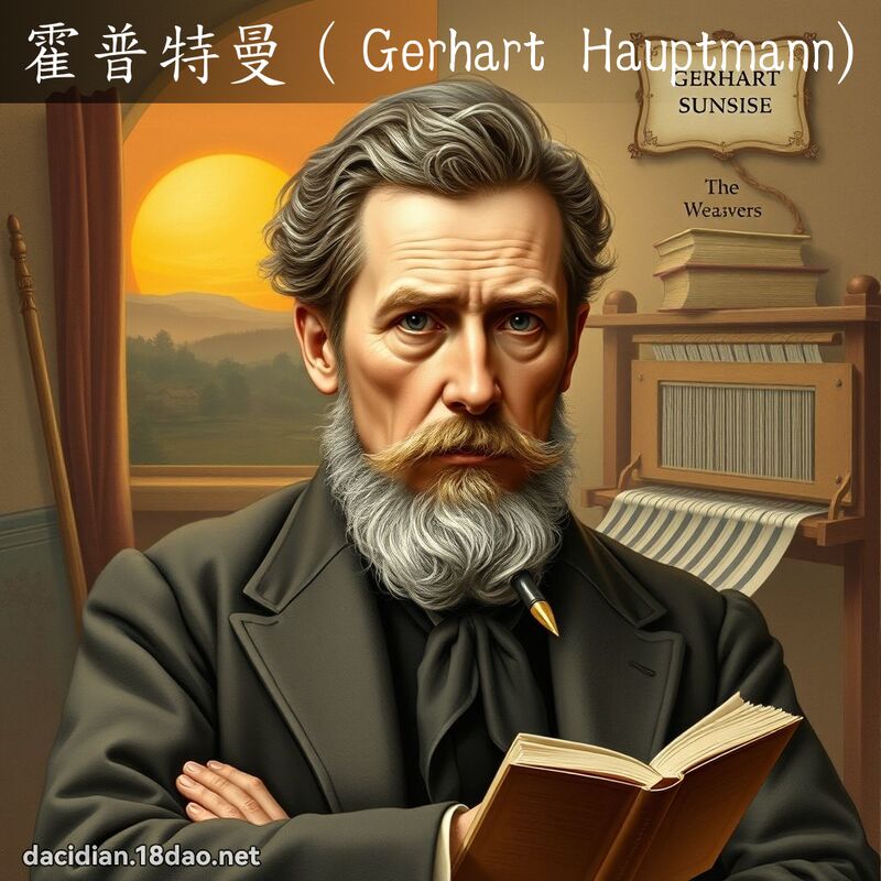霍普特曼（Gerhart Hauptmann) - 国语大辞典配图