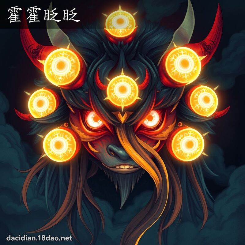 霍霍眨眨 - 國語大辭典配圖