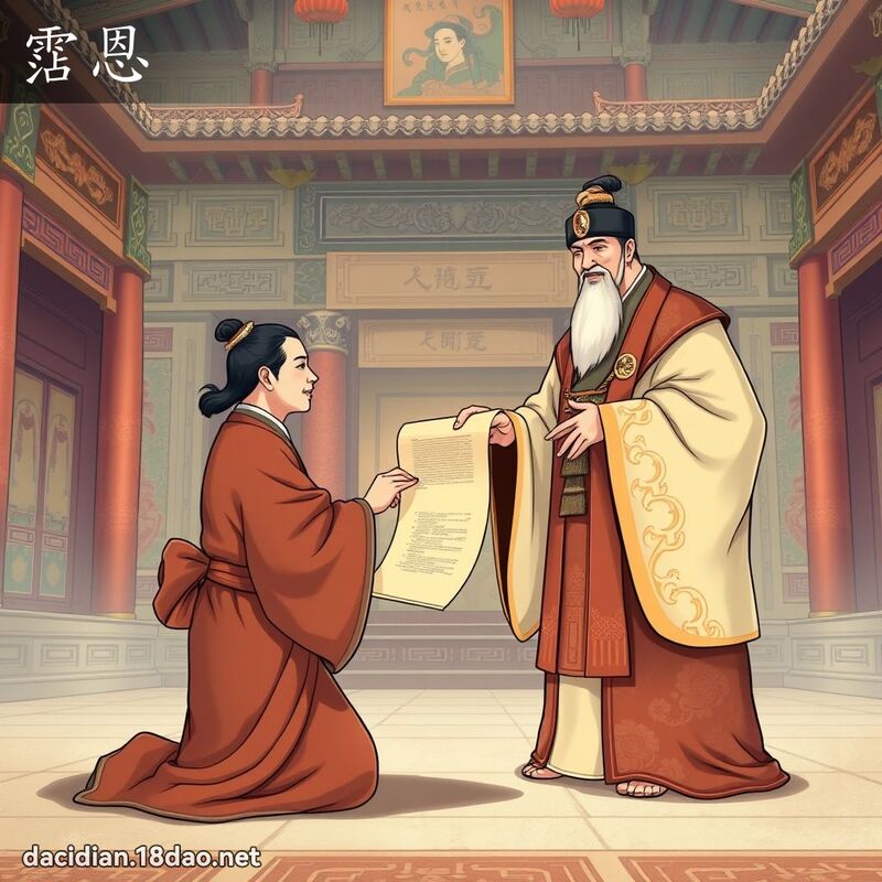 霑恩 - 国语大辞典配图