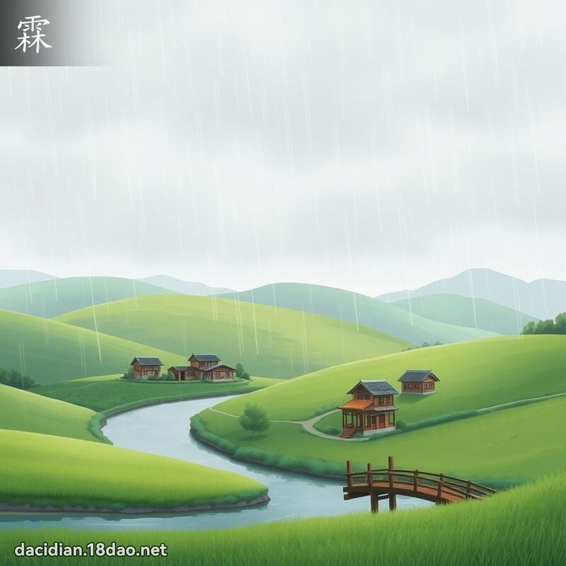 霖 - 國語大辭典配圖