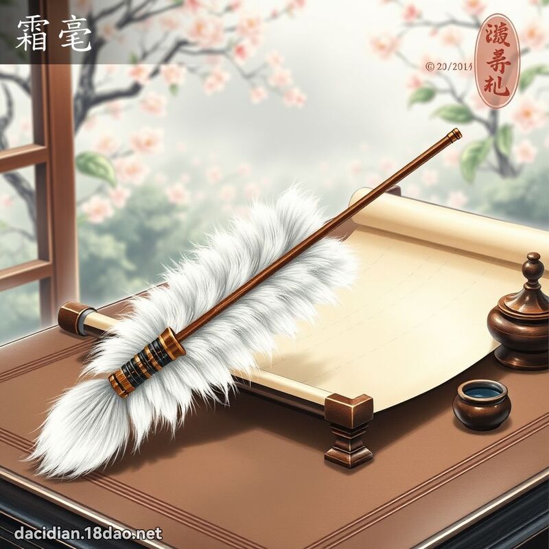 霜毫 - 国语大辞典配图