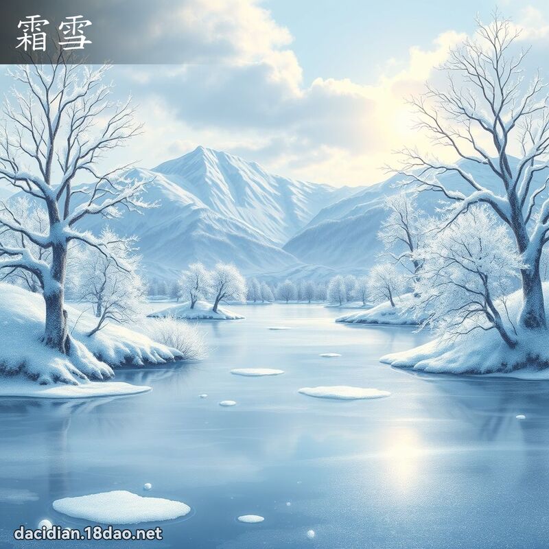 霜雪 - 國語大辭典配圖