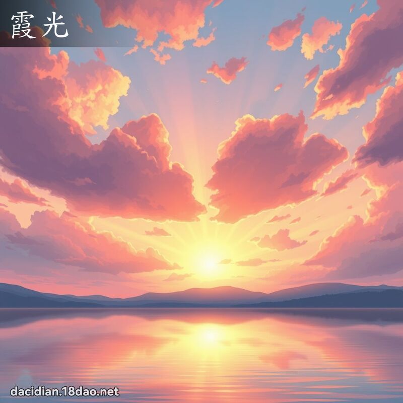 霞光 - 国语大辞典配图