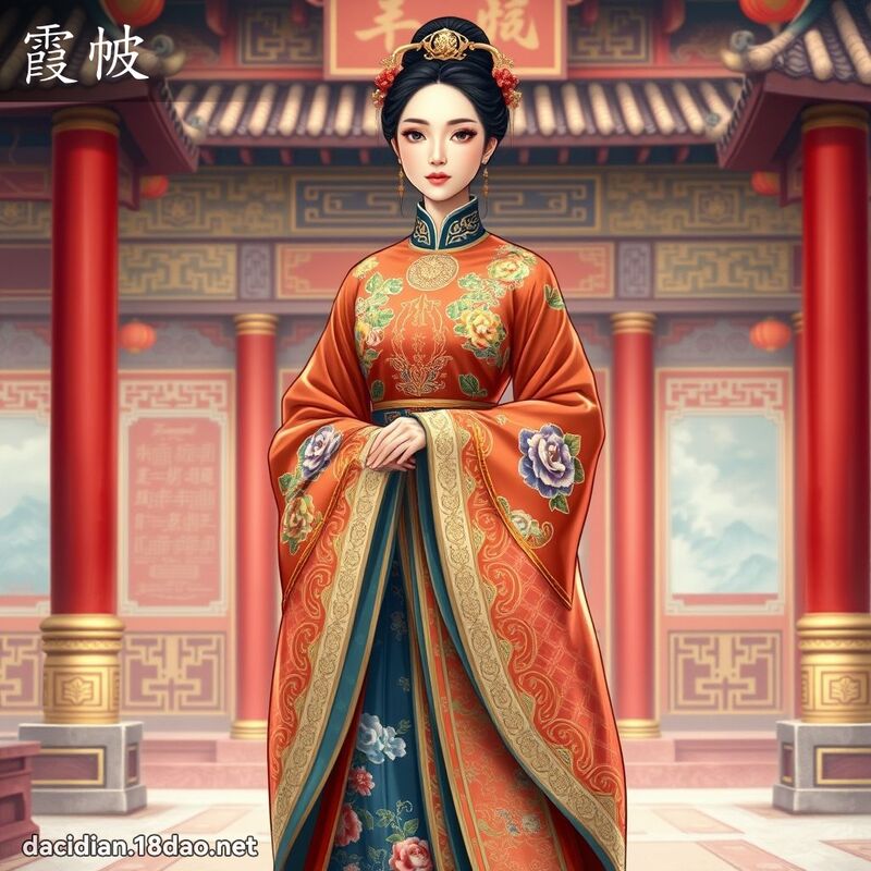 霞帔 - 国语大辞典配图
