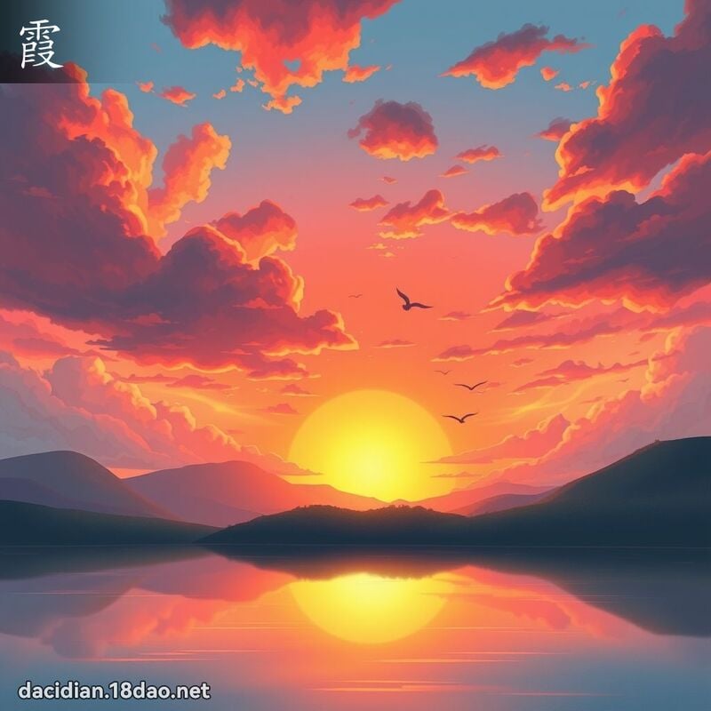 霞 - 國語大辭典配圖