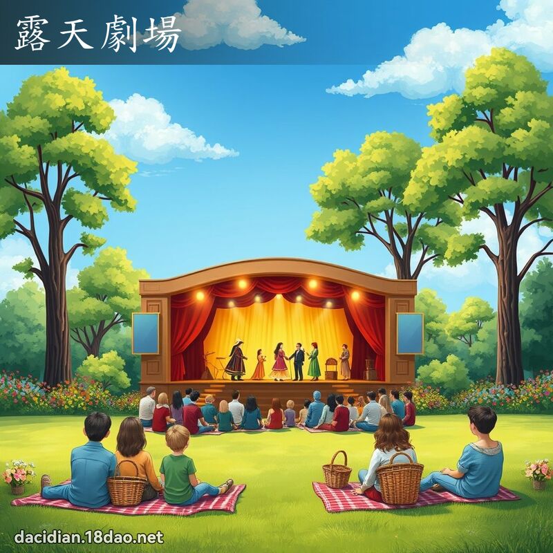 露天剧场 - 国语大辞典配图