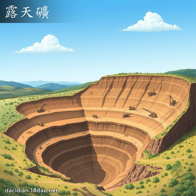 露天矿 - 国语大辞典配图