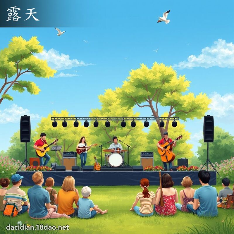 露天 - 國語大辭典配圖