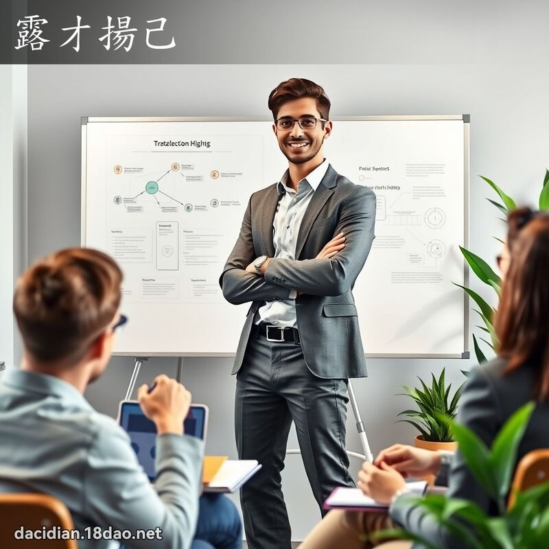 露才揚己 - 國語大辭典配圖
