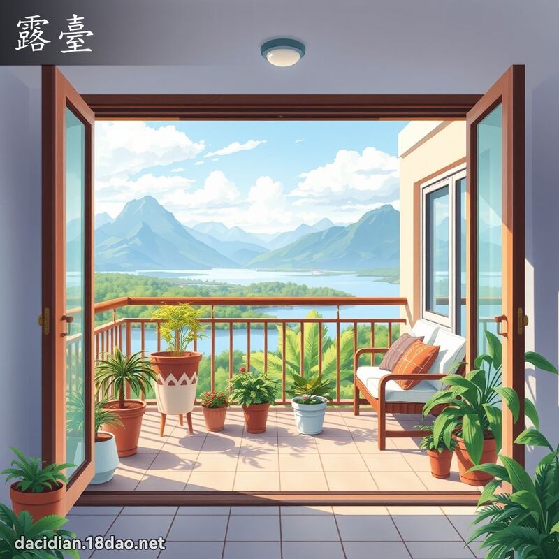 露臺 - 國語大辭典配圖