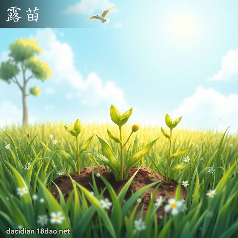 詞語: 露苗 (多意詞)