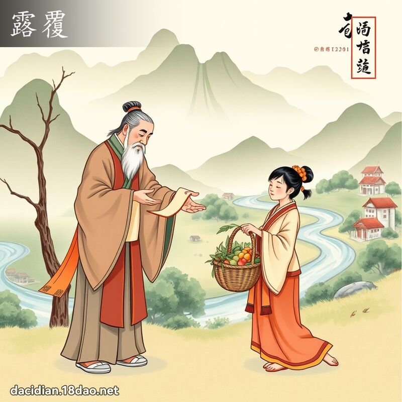 露覆 - 国语大辞典配图