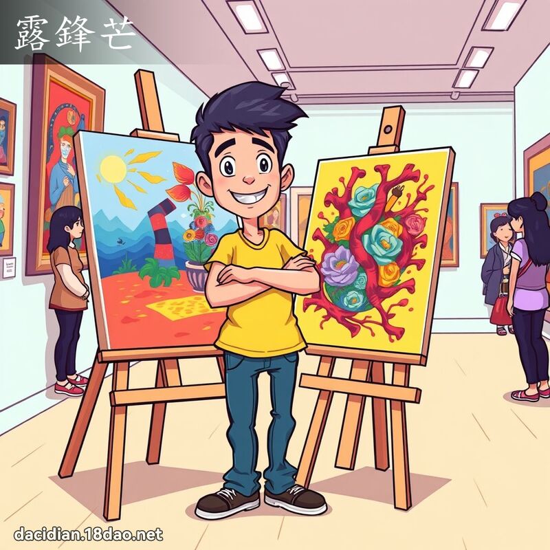 露鋒芒 - 國語大辭典配圖