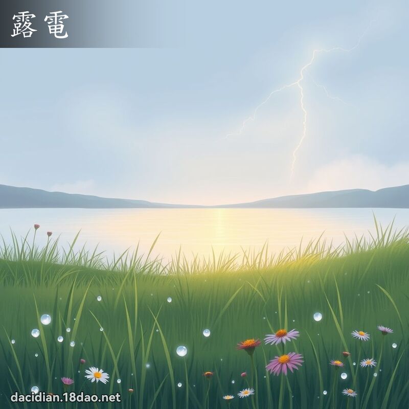露電 - 國語大辭典配圖