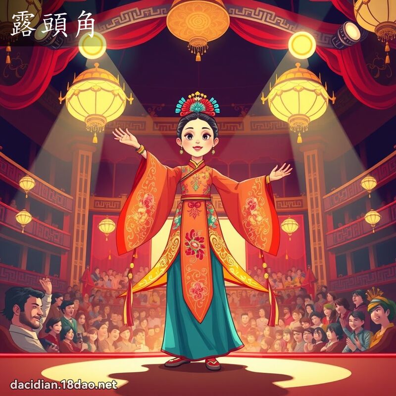 露頭角 - 國語大辭典配圖