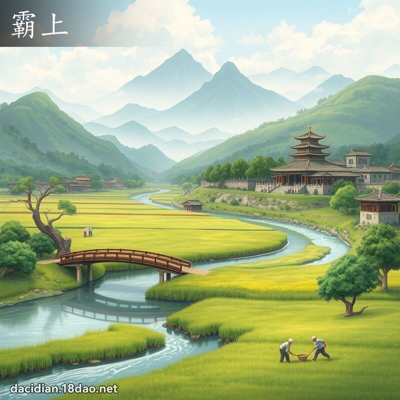 霸上 - 国语大辞典配图