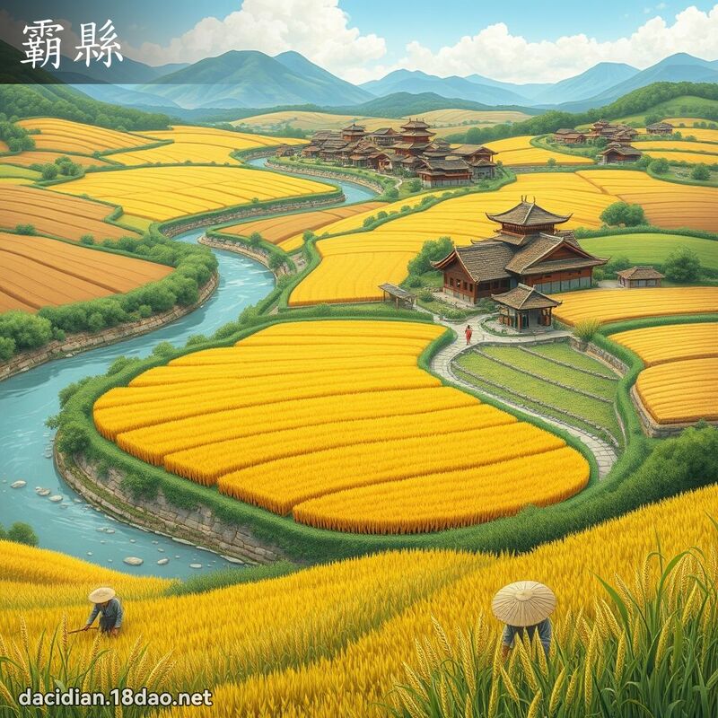 霸县 - 国语大辞典配图