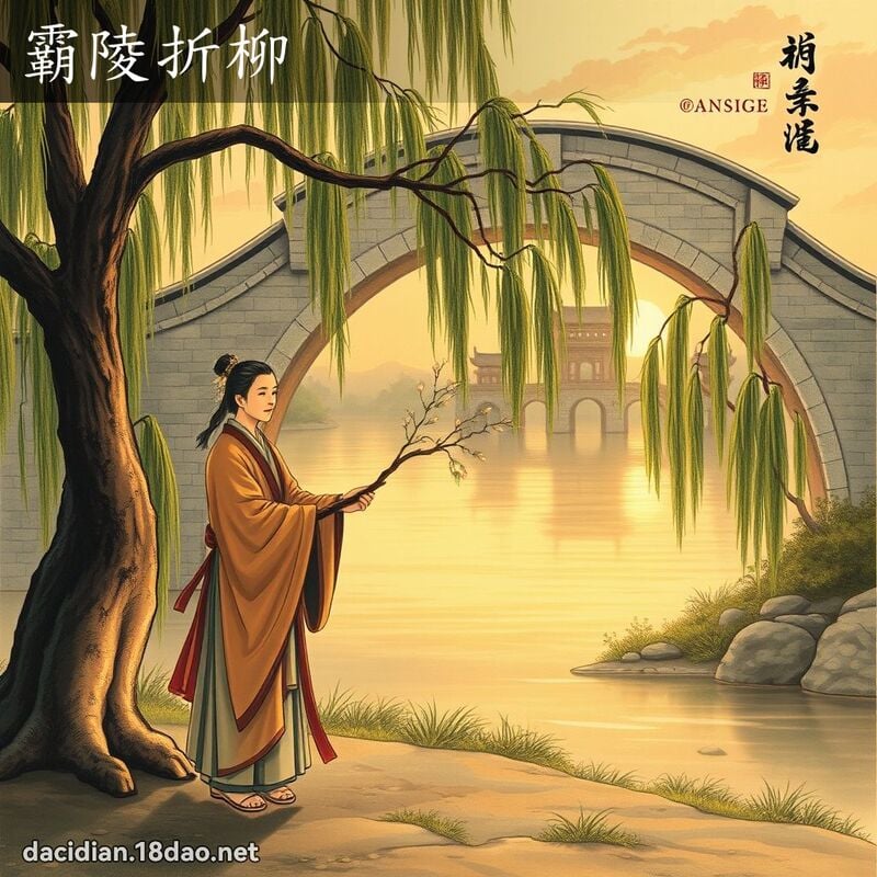 霸陵折柳 - 国语大辞典配图