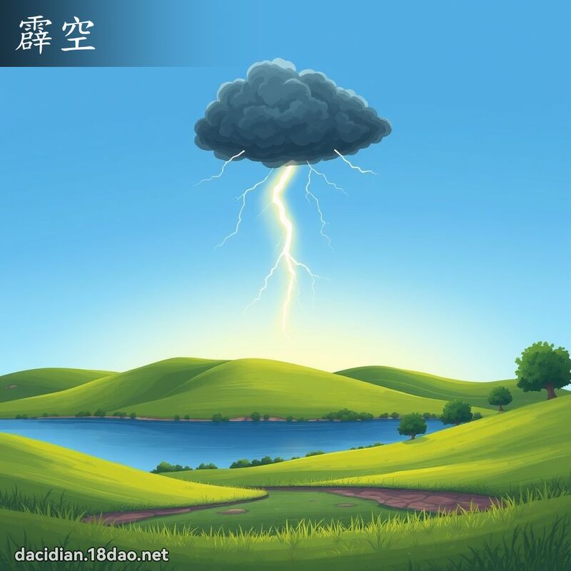 霹空 - 国语大辞典配图