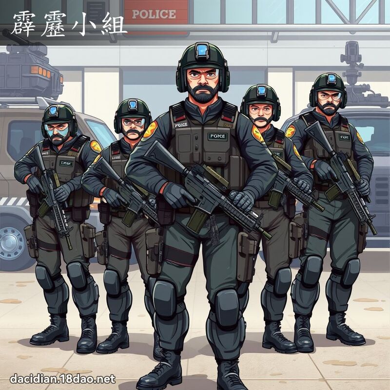 霹靂小組 - 國語大辭典配圖