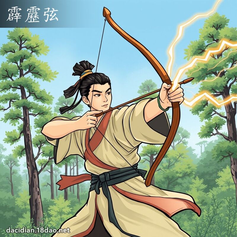 霹靂弦 - 國語大辭典配圖