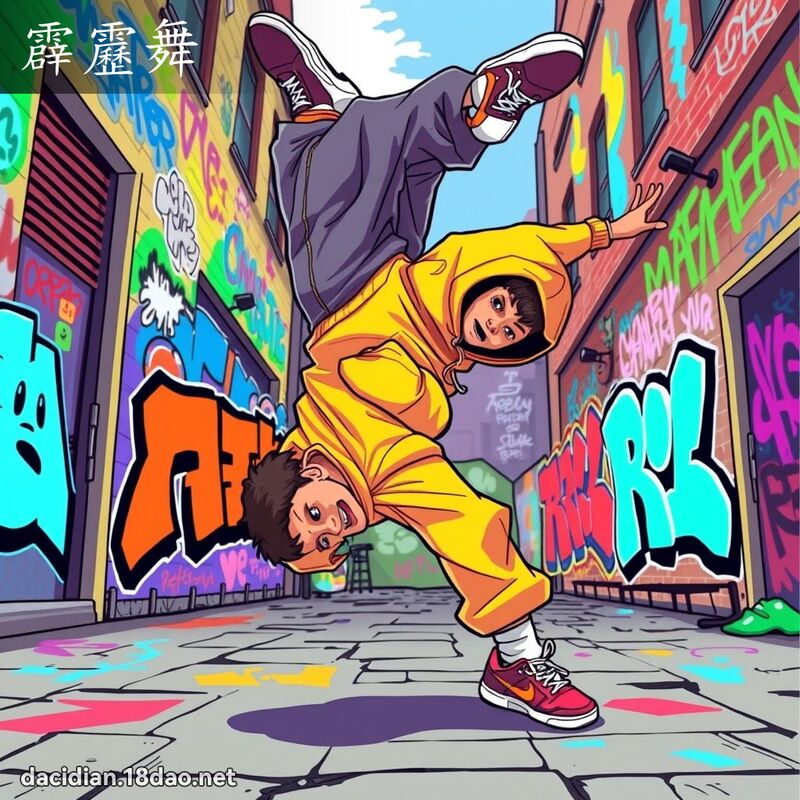霹靂舞 - 國語大辭典配圖