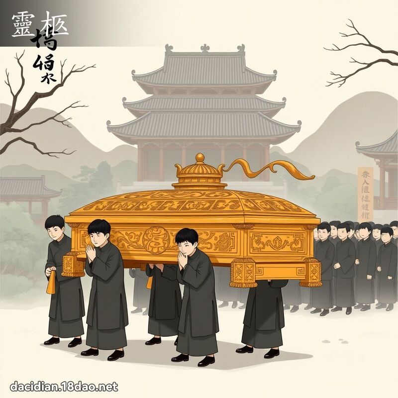 靈柩 - 國語大辭典配圖