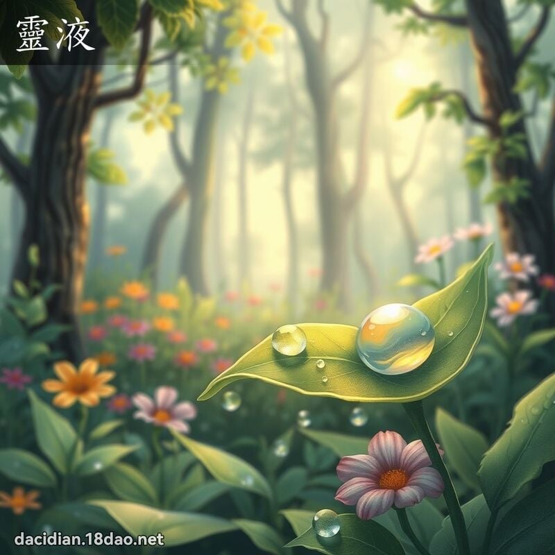 灵液 - 国语大辞典配图