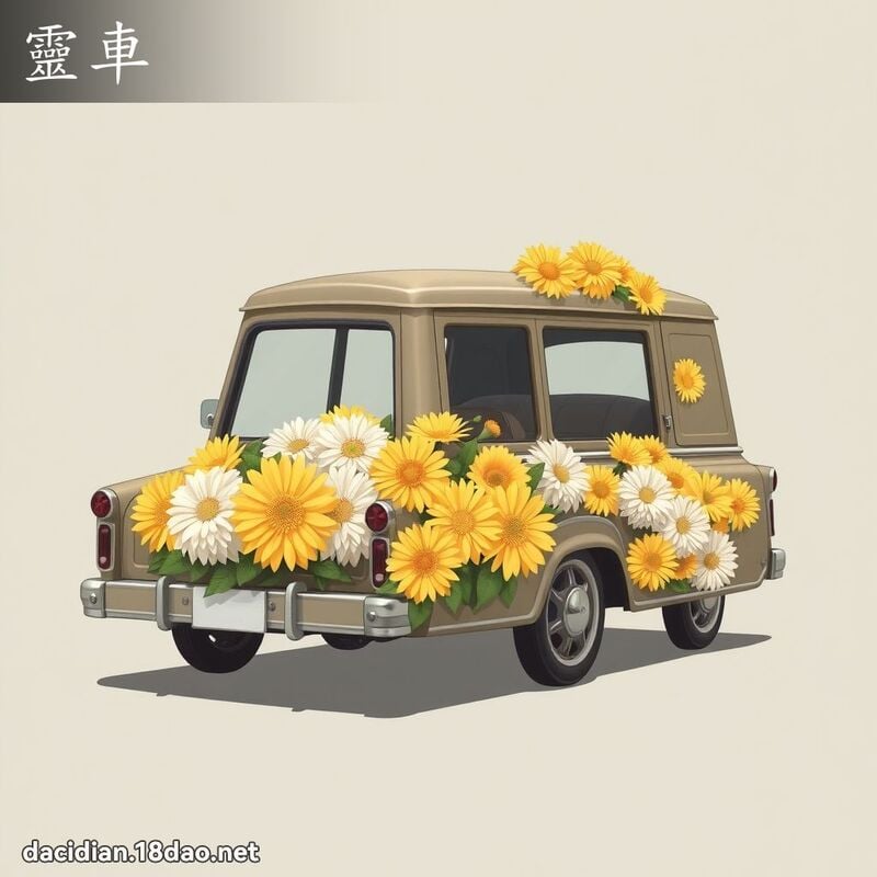 灵车 - 国语大辞典配图