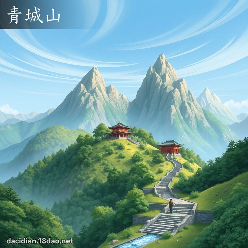 青城山 - 國語大辭典配圖