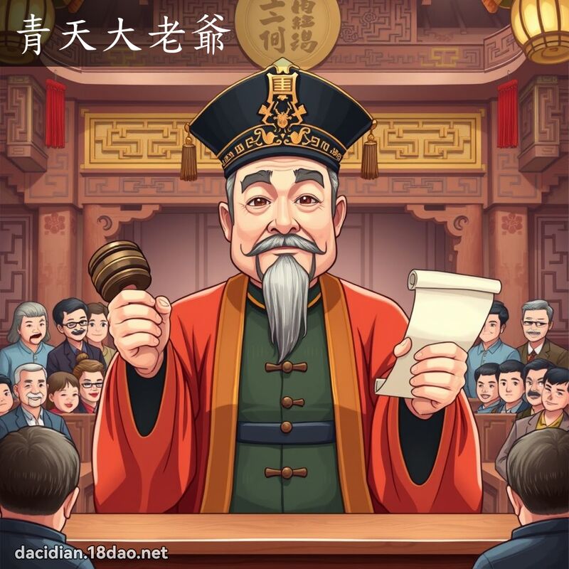 青天大老爷 - 国语大辞典配图
