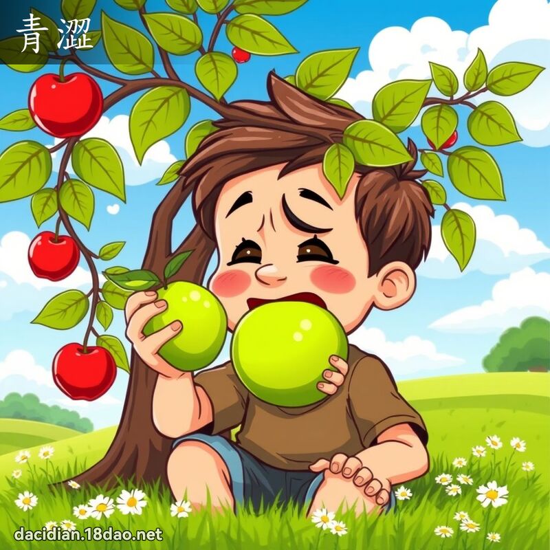 青涩 - 国语大辞典配图
