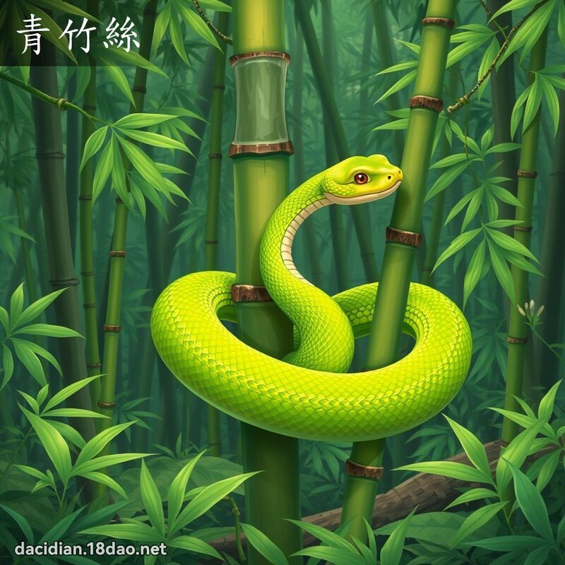 青竹絲 - 國語大辭典配圖