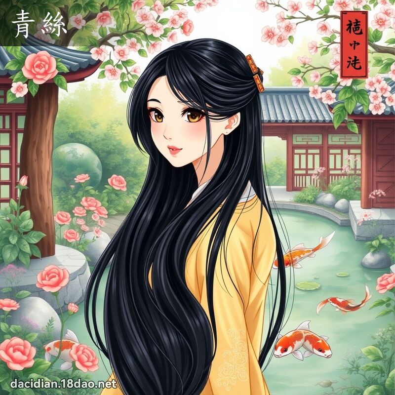 青絲 - 國語大辭典配圖