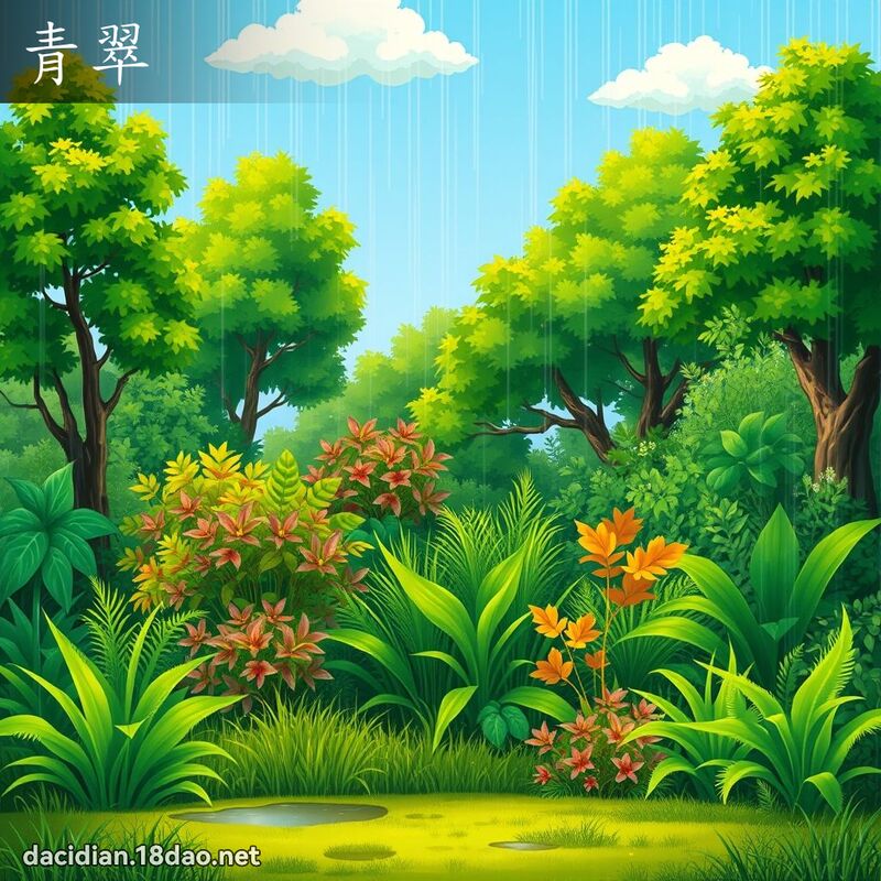 青翠 - 国语大辞典配图