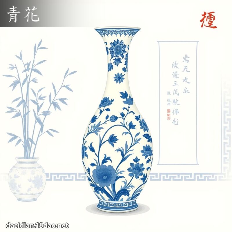 青花 - 國語大辭典配圖