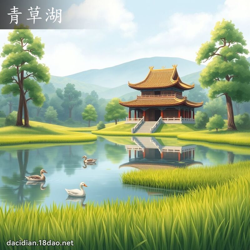 青草湖 - 國語大辭典配圖