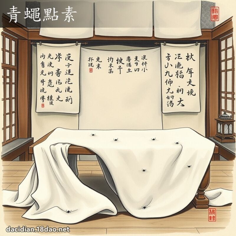 青蝇点素 - 国语大辞典配图