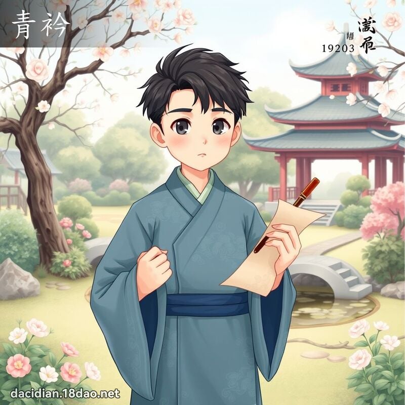 青衿 - 國語大辭典配圖