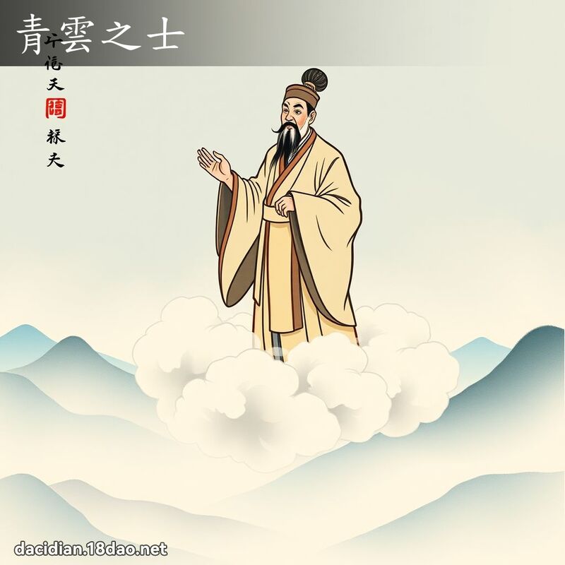 青雲之士 - 國語大辭典配圖