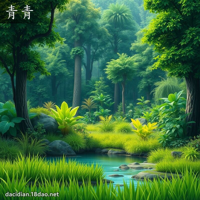 詞語: 青青 (多意詞)