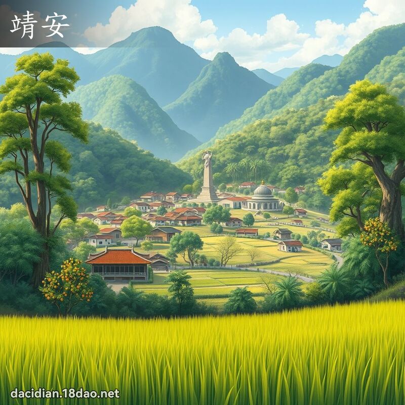 靖安 - 国语大辞典配图