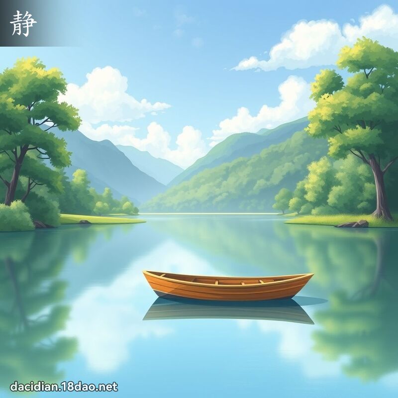 静 - 國語大辭典配圖