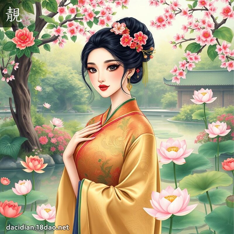 靚 - 国语大辞典配图