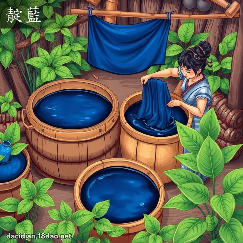 靛藍 - 國語大辭典配圖