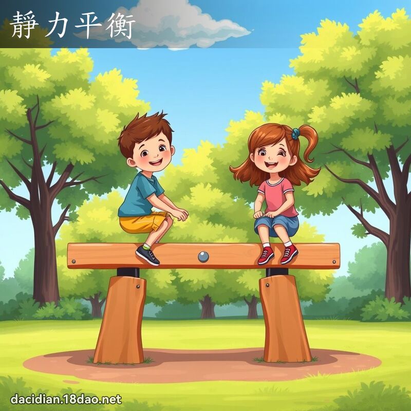 靜力平衡 - 國語大辭典配圖