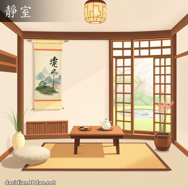 静室 - 国语大辞典配图