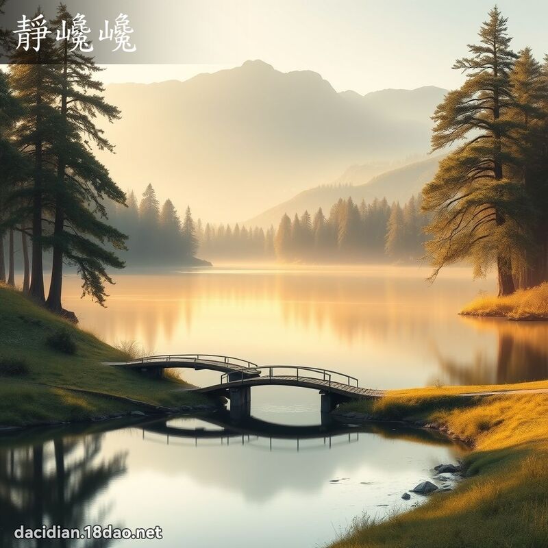 静巉巉 - 国语大辞典配图