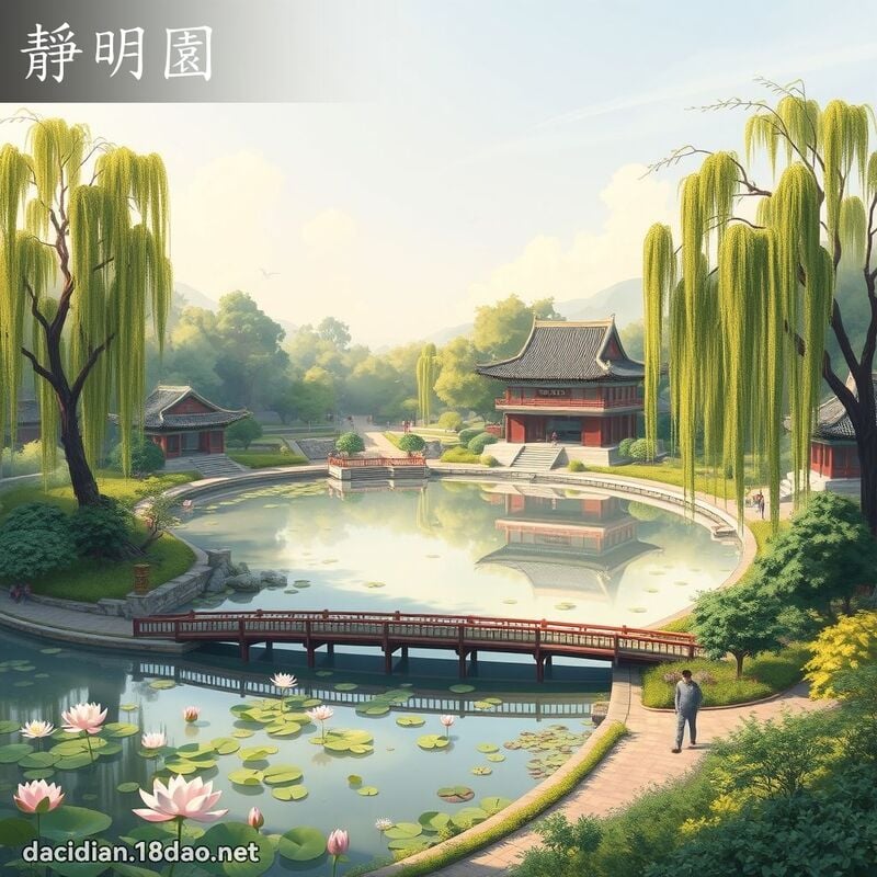 静明园 - 国语大辞典配图